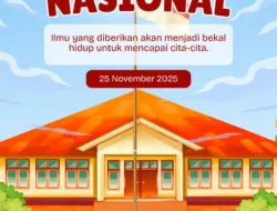 Upacara Peringatan Hari Guru Nasional di SDN 003 Peranap.