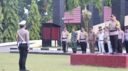 Kapolres Kuantan Singingi Pimpin Apel Gelar Pasukan Operasi Zebra Lancang Kuning Th 2025