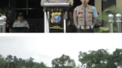 KAPOLRES INHU PIMPIN LANGSUNG APEL PASUKAN OPS ZEBRA LK Tahun 2025.