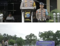 KAPOLRES INHU PIMPIN LANGSUNG APEL PASUKAN OPS ZEBRA LK Tahun 2025.