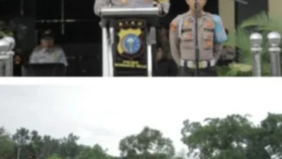 KAPOLRES INHU PIMPIN LANGSUNG APEL PASUKAN OPS ZEBRA LK Tahun 2025.