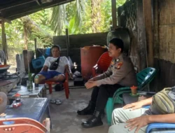 Bhabinkamtibmas Polsek Pangkalan Kuras, Brigadir Rahmadsyah Sambangi Warga Beringin Indah