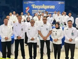 Lapas Batam Hadiri Tasyakuran Perdana Hari Bakti Kementrian Imigrasi dan Pemasyarakatan Di Kanimsus Batam