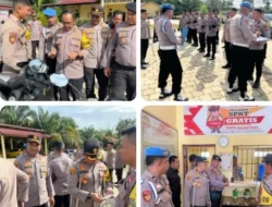 Wakapolres Kuansing didampingi PJU Polres Kunjungan Kerja Ke Polsek Hulu Kuantan