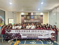 Rutan Batam Terima Kunjungan Observasi Mahasiswa Fakultas Hukum Universitas Internasional Batam