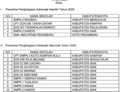 Prestasi Sekolah membanggakan di tingkat nasional Kab Siak. 