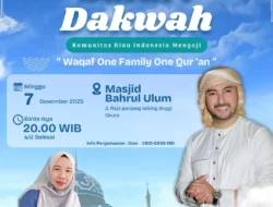 Kabar Gembira Safari Dakwah Bersama Habib Ahmad Al Habsy Hadir di Masjid Bahrul Ulum Okura