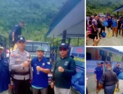 Wali Nagari Yusmar Sungai Cubadak, Baso Salurkan Bantuan Sembako untuk Warga Terdampak Bencana di Lurah Dalam