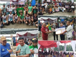 BCS Bulu Cino Seberang Sabet Juara I Final Pacu Sampan Mini Cargo Sungai Kampar.
