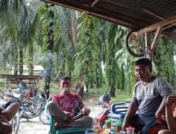 Wartawan Media Bidik Kasus Kunjungi Warung Kopi Desa Beringin Indah 
