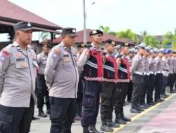 Polres Pidie Cek Kesiapan Personel, Pastikan Stabilitas Kamtibmas Pasca Bencana