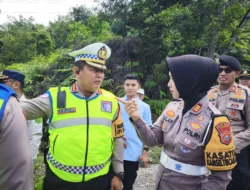 Pastikan Jalur Aman Nataru, Ditlantas Polda Riau Tinjau Pendakian Panorama Kampar