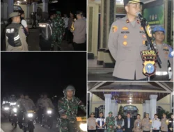 Wakapolres Kampar Pimpin Apel Patroli Skala Besar, Amankan Natal, Wujudkan Kamtibmas Kondusif, Wakapolres: Hadir Melayani !.