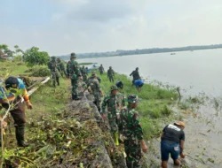 TNI bersama Forkopimda Boyolali Turun Tangan Bersihkan Waduk Cengklik, Wujudkan Kota ASRI dan Wisata Bebas Sampah