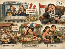 Inflasi Meroket Harga Ayam Potong Melonjak di Inhil Diduga Imbas “Permainan” Kartel Perusahaan Peternakan