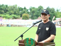 Bupati Inhil, Herman Tutup Azka Cup 1, Dorong Lahirnya Bibit Pesepakbola Daerah