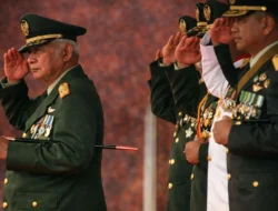Momen presiden Suharto dalam Perayaan HUT ABRI ke-52 Tahun 1997