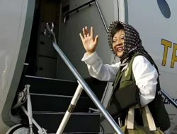 Siti Hardiyanti Rukmana, yang lebih dikenal dengan sapaan “Tutut”, calon presiden dari Partai Karya Peduli Bangsa (PKPB) sekaligus putri mantan Presiden Soeharto,