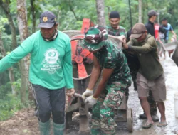 Begini Kunci Kemanunggalan TMMD Ke 127 Kodim Wonogiri Di Desa Kembang