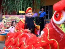 Perayaan Imlek 2577 di Inhil Berlangsung Meriah dengan Kehadiran Dewa Rezeki