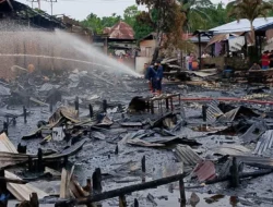 Sebanyak 2 Personel RPK PT.MSK Bantu Padamkan Kebakaran di Simpang Gaung