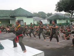 Asah Ketangkasan dan Jiwa Ksatria, Prajurit Kodim 0724/Boyolali Tempah Diri Lewat Latihan Pencak Silat Militer
