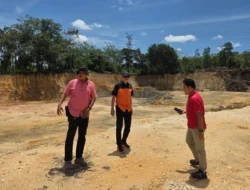 Cek Fakta Galian C Ilegal di Desa Simpang Kubu, Kasat Reskrim Langsung ke TKP