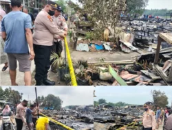 15 Unit Rumah Warga di Desa Simpang Gaung Ludes Terbakar, Kerugian Capai Rp400 Juta