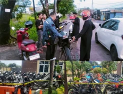 Polsek Tamalate, Sikat Balap liar dan Knalpot Brong Selama Ramadhan 1447 H / 2026 M, 50 Motor Diamankan.