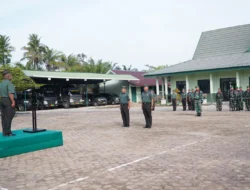 Kodim 0314/Inhil Gelar Upacara Bendera, Perkuat Disiplin dan Jiwa Korsa Prajurit