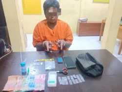 Polsek XIII Koto Kampar Tangkap Pelaku Narkoba di Rumah Kosong Sedang Menunggu Pembeli
