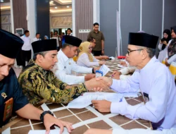 Ketua DPRD Kampar Ahmad Taridi Dukung Gerakan ZIS, Launching Baznas Tembus Rp100 Juta di Hari Pertama.