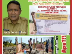 Pembangunan RLH Illegal Relokasi, Diduga Penerima Bukan dari Warga Tidak Mampu