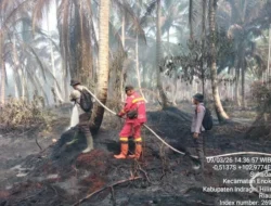 Polsek Tempuling Bersama Tim Gabungan Lakukan Pendinginan Hotspot di Tanjung Pidada