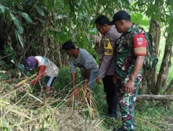 Babinsa Simo Kawal Pengukuran Tanah Warga, Cegah Sengketa Lahan Sejak Dini