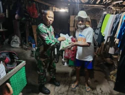Babinsa Koramil 12/Simo Tebar Berkah Ramadhan, Zakat Fitrah Disalurkan Langsung ke Rumah Warga