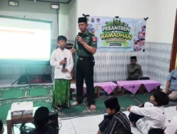 Cetak Generasi Anti-Bullying, Serda Awaludin Tanamkan Karakter di Pesantren Ramadhan SDN 2 Waru