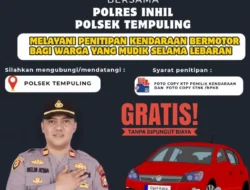 Mudik Tenang Tanpa Cemas, Polsek Tempuling Buka Layanan Penitipan Kendaraan Gratis untuk Warga