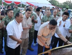 ‎Pangdam XIX/TT Dampingi Menhan RI Tinjau Galangan di Batam, hingga Resmikan Masjid‎.