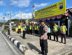Lalu Lintas Landai, Pos Pam Exit Tol Mojosongo Terpantau Aman dan Lancar