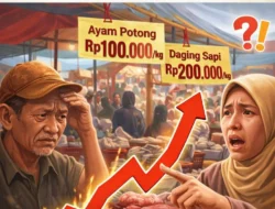 ‎Harga Ayam Tembus Rp100 Ribu, Daging Rp200 Ribu: Warga Inhil Menjerit Jelang Idul Fitri