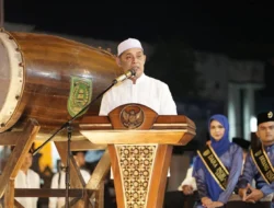 Bupati Inhil H. Herman Lepas Pawai Takbir Sambut Hari Raya Idul Fitri 1447 Hijriyah