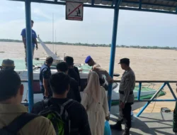 Pengamanan Keberangkatan Kapal di Pelindo Tembilahan Berjalan Aman dan Kondusif