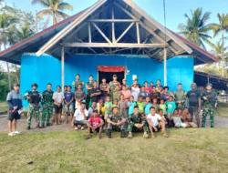 Semarak Paskah di Mappi: Satgas Yonif 123/Rajawali Gelar Lomba Tarik Tambang