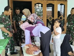 Babinsa Pantau Tumbuh Kembang Balita, Dorong Partisipasi Warga di Posyandu