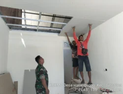 Babinsa Koramil Jatisrono Aktif Monitoring Pembanguanan KDKMP