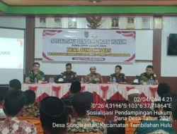 Warga Sungai Intan Dibekali “Tameng Hukum”, Kejari Inhil Turun Langsung Beri Pendampingan