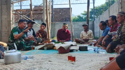 Demi Kelancaran, Danramil Bersama Warga Gekar Doa Bersama Dilokasi Pembangunan KDKMP