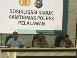 Sabuk Kamtibmas Polres Pelalawan: Sinergi Polri dan Masyarakat untuk Keamanan Lingkungan. 