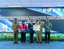 PENANDATANGANAN PERJANJIAN KERJA SAMA PENGOLAHAN SAMPAH MENJADI ENERGI